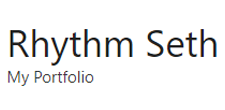 rhythmseth.com : Rhythm Seth - Logo